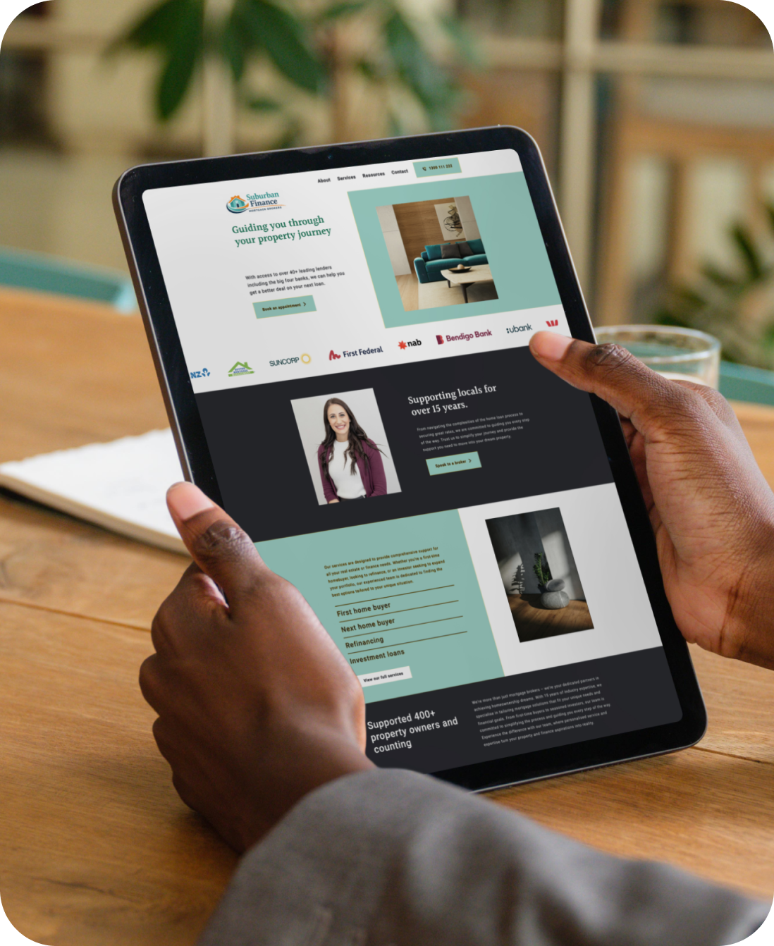 Refine and Go Live with your finance website template within a couple days
