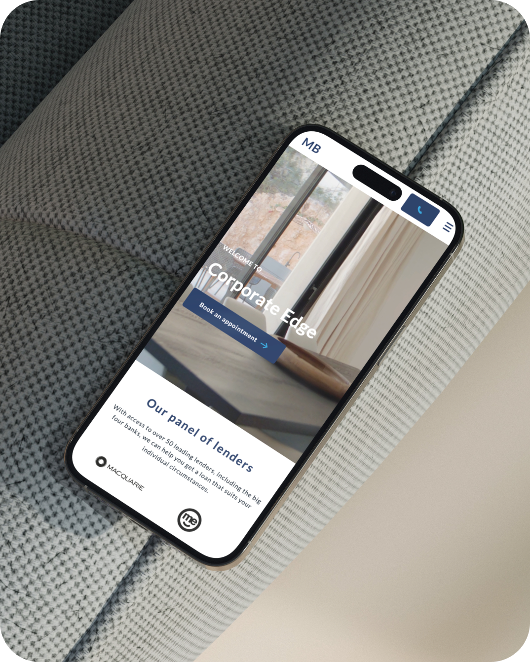 Corporate Edge - Mortgage Broker Website Template