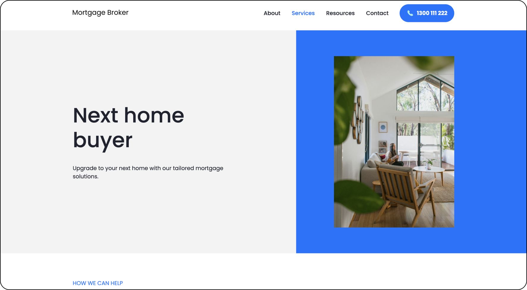 Sky website template services for mortgage brokers looking for a new website