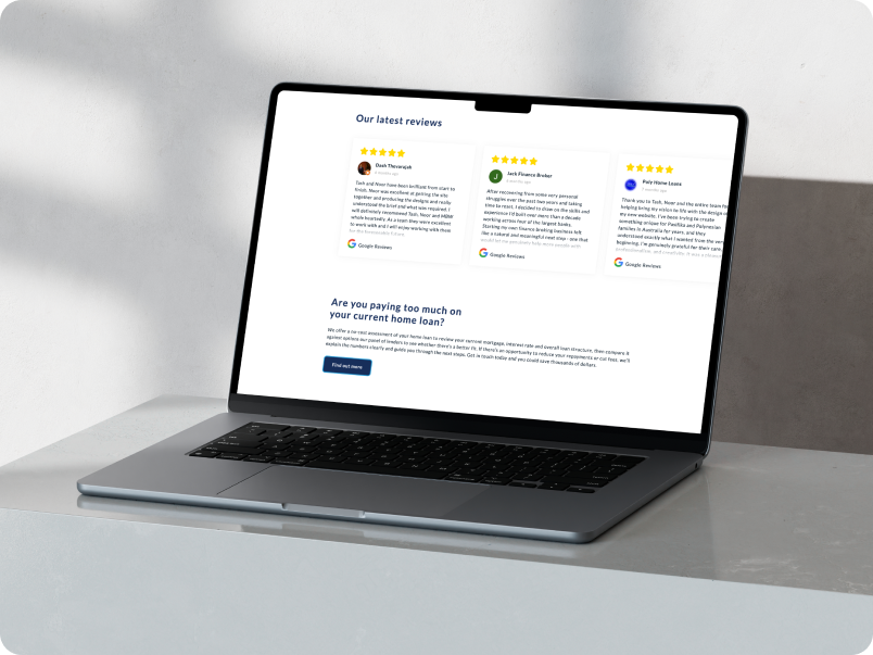 Basic Broker Website Template Design to suit lead generation and marketing across all devices