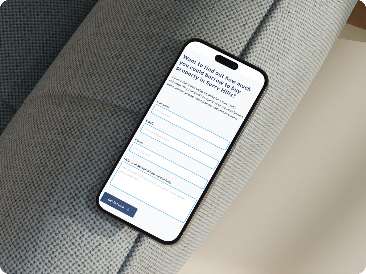 Corporate Edge - Mortgage Broker Website Templates - Dynamic forms for mortgage broker lead qualification